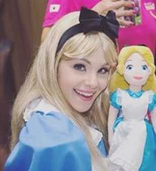 Fato Mirana a rainha branca Alice no país das maravilhas